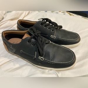 Brand new black boat shoes